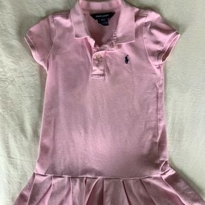 Girls Ralph Lauren Pink Casual Dress